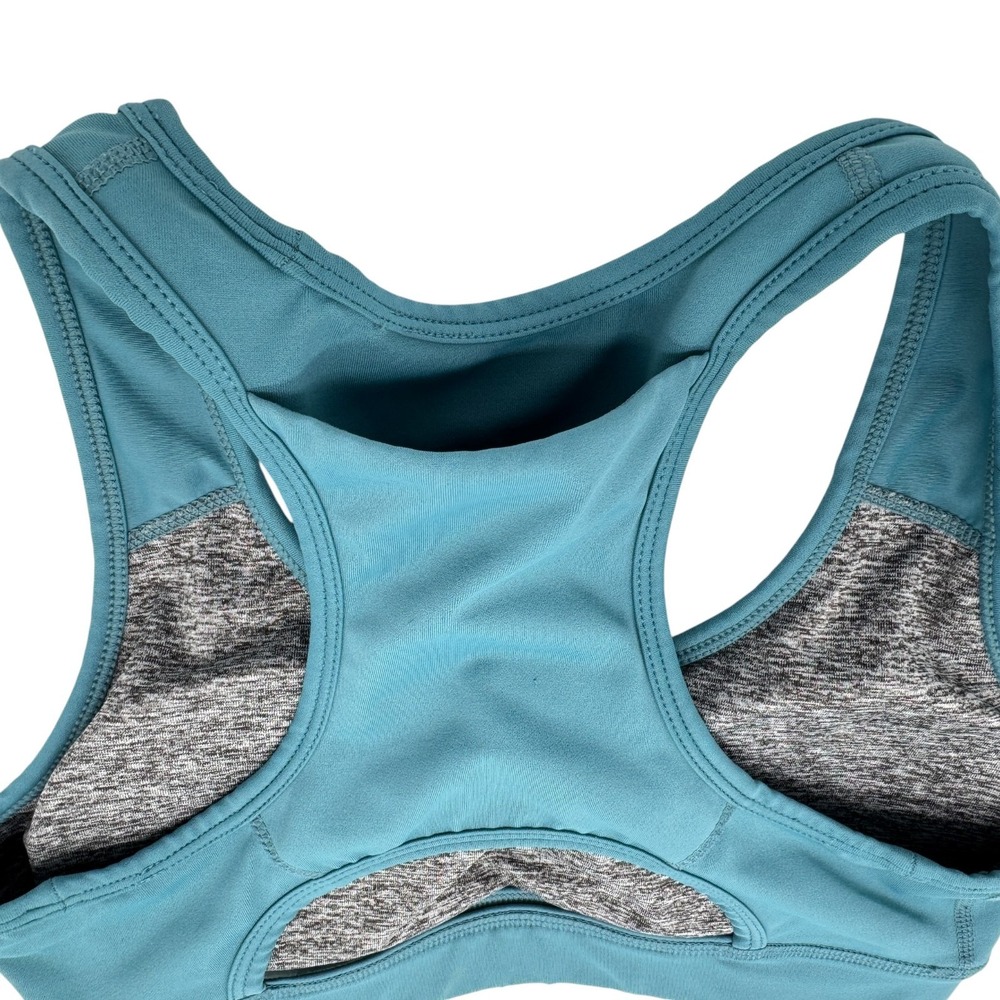 Senita Athletics Teal Sports Bra Shorts Set Womens Small Workout Yoga Gym Pocket - Picture 10 of 12